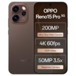 Oppo Reno15Pro 5G (Cocoa Brown, 12GB RAM, 256GB Storage) with No Cost EMI/Additional Exchange Offers