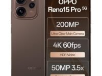 Oppo Reno15Pro 5G (Cocoa Brown, 12GB RAM, 256GB Storage) with No Cost EMI/Additional Exchange Offers