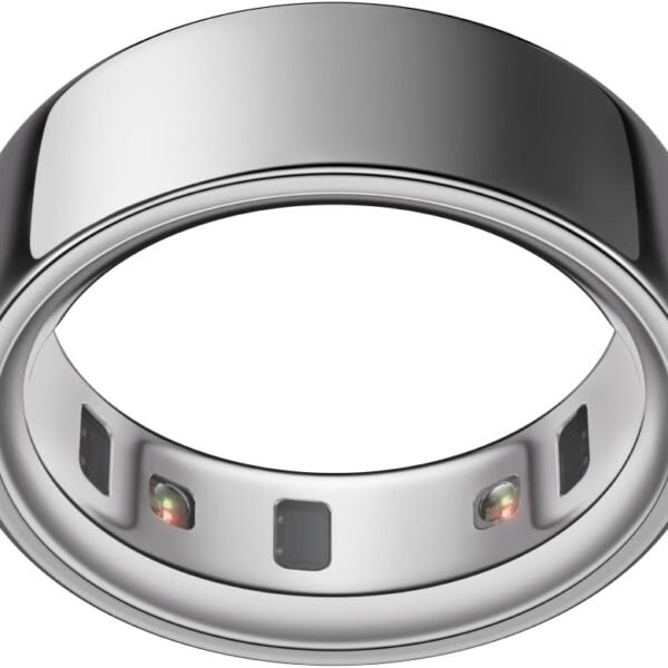 Oura Ring 4, Smart Ring - Silver - Size 11 - Sleep, Activity, Women's Health, AI Advisor, Up to 8 Days of Battery Life, Oura App, Before You Buy, Android & iOS Compatible