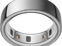 Oura Ring 4 - Smart Ring - Silver - Size 7 - Sleep, Activity, Women's Health, AI Advisor, Up to 8 Days of Battery Life, Oura App, Android & iOS Compatible