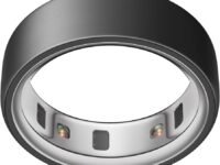 Oura Ring 4 - Stealth - Size 10 - Sleep, Activity, Women’s Health, AI Advisor, Up to 8 Days of Battery Life, Before You Buy, Android & iOS Compatible, Smart Ring
