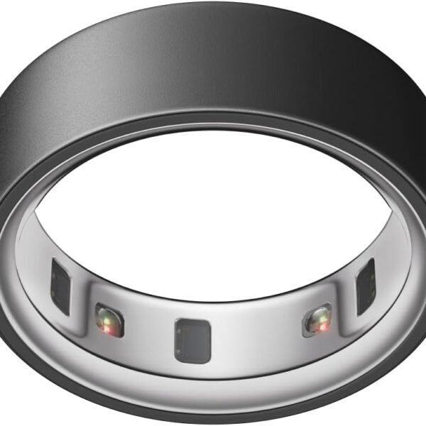 Oura Ring 4 - Stealth - Size 10 - Sleep, Activity, Women’s Health, AI Advisor, Up to 8 Days of Battery Life, Before You Buy, Android & iOS Compatible, Smart Ring