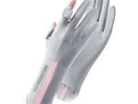 PALAY® Hand Gloves for Bike Riding, UV Sun Protection Glove for Women, Outdoor Riding Gloves for Bikers, Fishing, Golfing - UPF 50+, Non-Slip, Touch Screen Design (Grey)