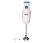 PHILIPS HL1655/00 Hand Blender | Powerful 250W Motor | with Rust free steel arm | Easy single trigger operation | Specially designed blades | Wall bracket for easy storage, 2year warranty Blue & White