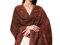 Pashmoda- Women's Faux Pashmina Jamawar Shawl, Wrap(SIZE: 40X80 Inches)