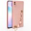 Pikkme Mi Redmi 9A / 9i / 9A Sport Back Cover for Girls | Heart Shaped Metal Chain Blocks | Sparkling Soft TPU | Case for Mi Redmi 9A / 9i / 9A Sport (Pink)