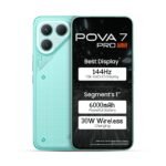 Pova 7 Pro 5G (Neon Cyan, 8GB+128GB) with No Cost EMI/Additional Exchange Offers