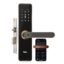 QUBO Smart Door Lock Essential Copper from Hero Group | 7-Way Unlocking | Mobile App | Fingerprint | OTP Remote Unlocking | PIN | RFID Card | Mechanical Key | 2 Year Brand Warranty |
