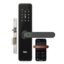 QUBO Smart Door Lock Essential from Hero Group | 7-Way Unlocking | Mobile App | Fingerprint | OTP Remote Unlocking | PIN | RFID Card | Mechanical Key | 2 Year Brand Warranty | (Black)