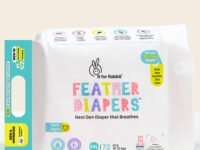 R for Rabbit Pant Style Feather Diaper XXL Size for Baby 15+ kgs 72 Units (72 Count, Pack Of 1)
