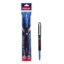 REYNOLDS ROLLER POINT Pen R5 1 CT Pouch - BLUE | Stylish Metal Clip Premium Look Rollerball Point Pen for Men Women Students & Office Professionals | Refillable | Smooth & Effortless Writing
