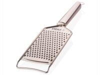 RITU Stainless Steel Cheese Grater for Kitchen | Ideal for Carrot, Ginger, Vegetable Slicer Grinder with Plastic Durable Handle | Rust -Free | Easy to Hold | Dishwasher Safe | Multicolor