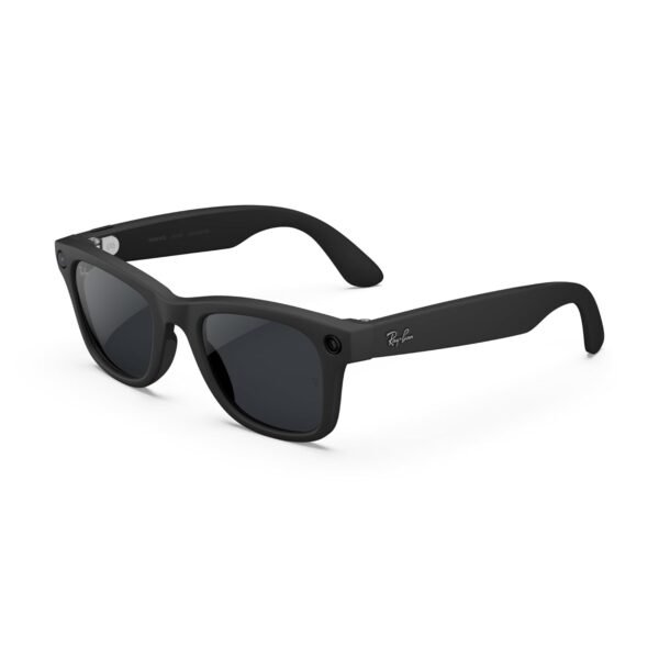Ray-Ban Meta (Gen 2), Wayfarer, Matte F Shiny Cosmic Blue|Smart AI Glasses for Men, Women — 2X Battery Life — 3K Ultra HD Resolution — 12 MP Ultra-Wide Camera, Audio, Video — Transitions® Grey Lenses