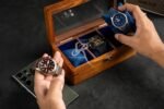 Royal Craft Expertise Watch Box For Men, Wooden watch boxes, Watch case for men, Indian Rosewood Timekeeper box with hinged lid, Timepiece storage Case