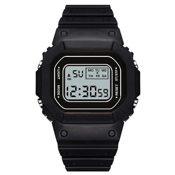 SWADESI STUFF Digital Multi Color Back 7 Light Day/Date Watch for Boys & Girls