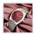 SWADESI STUFF Stainless Steel Date Display Mens Wrist Analogue Watch, Dial-Color:Multicolour, Band Color:Silver