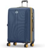 Safari Thorium Neo 8 Wheels 77 Cm Large Check-in Trolley Bag Hard Case Polycarbonate 360 Degree Wheeling System Luggage, Trolley Bags for Travel, Suitcase for Travel, Graphite Blue, Graphite Blue,