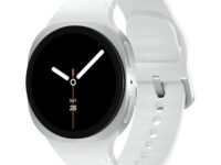 Samsung Galaxy Watch8 (44mm, Bluetooth, Silver) with 3nm Processor | Dual GPS | Sapphire Glass & Armor Aluminum | 5ATM & IP68 | BP, ECG, IHRN & Vascular Load Monitoring | Anti-oxidant Index