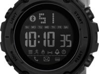 Shocknshop Digital Sports Stylish Multifunctional Electronic LED Black Dial Wrist Watch for Men Boys -WCH78