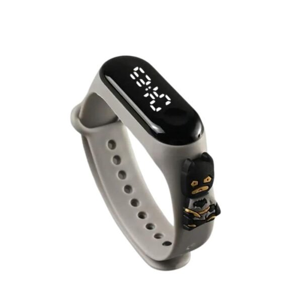 Silicone Digital Led Band for Kids, Boys & Girls, Smart Watch, Waterproof Stylish and Fashionable (Age 2 to 12 Years) Dial-Black, Kids wach for Birthday Gift