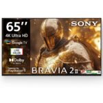 Sony 164 cm (65 inches) BRAVIA 2M2 Series 4K Ultra HD Smart LED Google TV K-65S25BM2