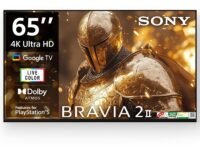 Sony 164 cm (65 inches) BRAVIA 2M2 Series 4K Ultra HD Smart LED Google TV K-65S25BM2