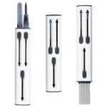 Sounce Cleaning Kit Computer Screen Brush Tool, Multi-Function Electronic Cleaner Spray for Screen, PCs, Monitors, Keyboards, Desktop, MacBooks, Mobile, iPhones, Earbuds, and Camera (3-in-1 Kit)