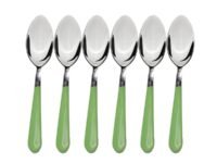 Stainless Steel Dinner Spoons - 6 Pcs - Multicolor (‎SR-47)