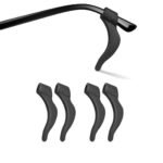 Storescent Eyeglasses Ear Grip- Soft Comfortable Anti-slip Holder - Silicone Ear Hook, Eyeglass Temple Tips Sleeve Retainer for Sunglasses
