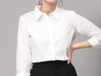 Style Quotient Women Solid Polycotton Regular Formal Shirt