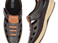 Super Soft Ortho Friendly Adjustable Velcro strap Doctor Sandal & Cushioned Footbed Lightweight Anti-Slip Sole Casual Sandals in Dual Comfortable Stylish for Men BB1037