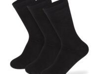 Supersox Formal Crew Length Socks for Women | Combed Cotton | Breathable, Anti-Odour & Moisture Absorbent | Soft & Comfortable Office Wear | Pack of 3