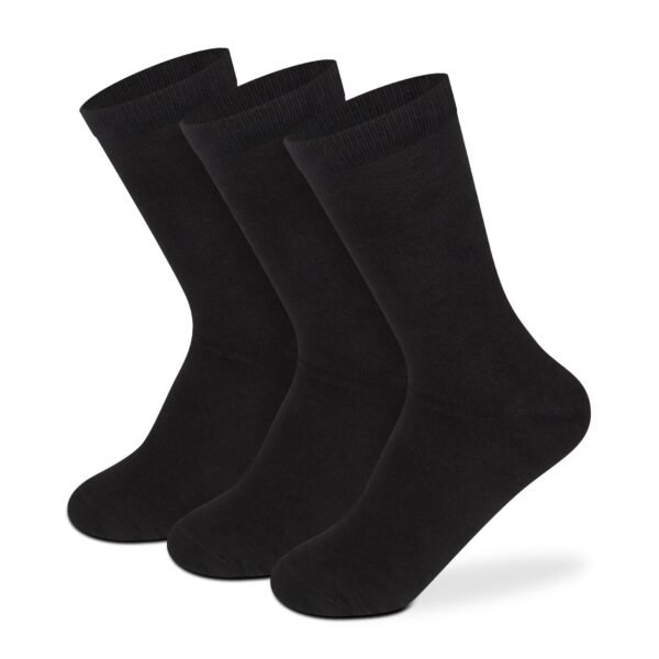 Supersox Formal Crew Length Socks for Women | Combed Cotton | Breathable, Anti-Odour & Moisture Absorbent | Soft & Comfortable Office Wear | Pack of 3