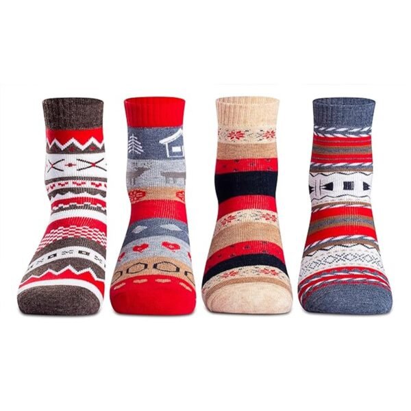 Supersox Winter Thermal Regular Length Socks for Women For a Warmth & Cozy Feel (Pack Of 4)