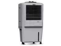 Symphony HI FLO Air Cooler For Home with Aspen Pads, Powerful Fan, Cool Flow Dispenser and Free Trolley (27L, Grey)
