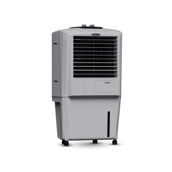Symphony HI FLO Air Cooler For Home with Aspen Pads, Powerful Fan, Cool Flow Dispenser and Free Trolley (27L, Grey)