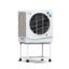 Symphony Jumbo 51 Desert Air Cooler For Home with Aspen Pads, Powerful Fan, Cool Flow Dispenser and Free Trolley (51L, White)