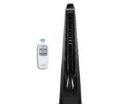 Symphony Surround B BLDC Bladeless Tower Fan For Room | Quiet & Energy-Saving with Remote Control | Touchscreen Control Panel | Low Power Consumption | 1 Year Warranty | Black