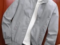 TAGAS Men's Regular Jacket Fit For Casual Wear || Low-Cut Standing Collar || Full Sleeve | Latest Stylish Jacket For Men ||Regular Fit Zip-Up Casual jacket|| bomber jacket for men(MJ-9015)