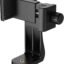 TECHONTO® 360° Degree Cell Phone Holder with Adjustable Clamp Phone Tripod Mount Adapter Compatible with Smartphones & All Types of Tripods – Black