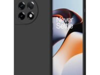 Tobfit TPU Phone Back Cover Compatible with Oneplus 11R 5G, Soft Protective Smart Phone Case for Women Men, Durable Anti-Scratch Shockproof Phone Cover for Oneplus 11R 5G(Black)