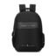 Tommy Hilfiger Joshua Polyester Unisex 15 Inch Laptop Backpack - Black | 21 Ltr Capacity| Padded & Adjustable Strap | Water Resistant | 3 Compartment | Water Bottle Holder | USB Cable holder Pocket