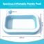 Toy Imagine 7.5 ft Large Swimming Pool for Adults Inflatable Family Bathtub Portable Above-Ground Water Pool for Adults & Kids Durable PVC Construction Easy Setup & Storage Backyard Fun Blue Mandarin