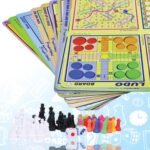 ToyMagic 50-in-1 Classic Board Game Set|Includes Chess,Checkers,Snakes & Ladders,Ludo,Sapsidi|Ultimate Collection of Fun & Educational Games for Family|Indoor Board Games for All Age Group,Multicolor