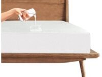 Trance Cotton Feel Terry Ultra Soft Waterproof Mattress Protector | Breathable - Hypoallergenic Mattresses Cover (72x72 inch | 6x6 feet, White - Pack of 1)