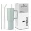 Tumbler with lid and Straw 1200ML Cup Stainless Steel Vacuum Insulated Tumbler for Water, Iced Tea or Coffee 1.2L Office Gym Travelling (Pista)