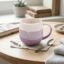 U & U UNIQUE UTILITIES Large Ceramic Coffee Mug (450 ML) | Milk Mug | Microwave & Dishwasher Safe | Coffee Cups | Ideal for Home, Office & Gift (Purple)