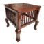 UHUD CRAFTS Handmade Wooden Coffee Table/Side Table/End Table/Plant Stand/Stool/Footrest/Bedside Table/Corner Table for Home Decoration, Living Room, Bedroom, Office, Garden, Balcony in Walnut Finish