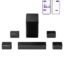 ULTIMEA 7.1 Surround Sound System for TV with Dolby Atmos, APP Control, 4 Wired Surround Speakers, 460W Sound Bar for Smart TV with 6.5" Wireless Subwoofer, Home Theater Sound System, Poseidon D80