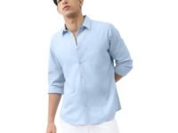 Urbano Fashion Men's Cotton Full Sleeve Regular Fit Casual Solid Shirt